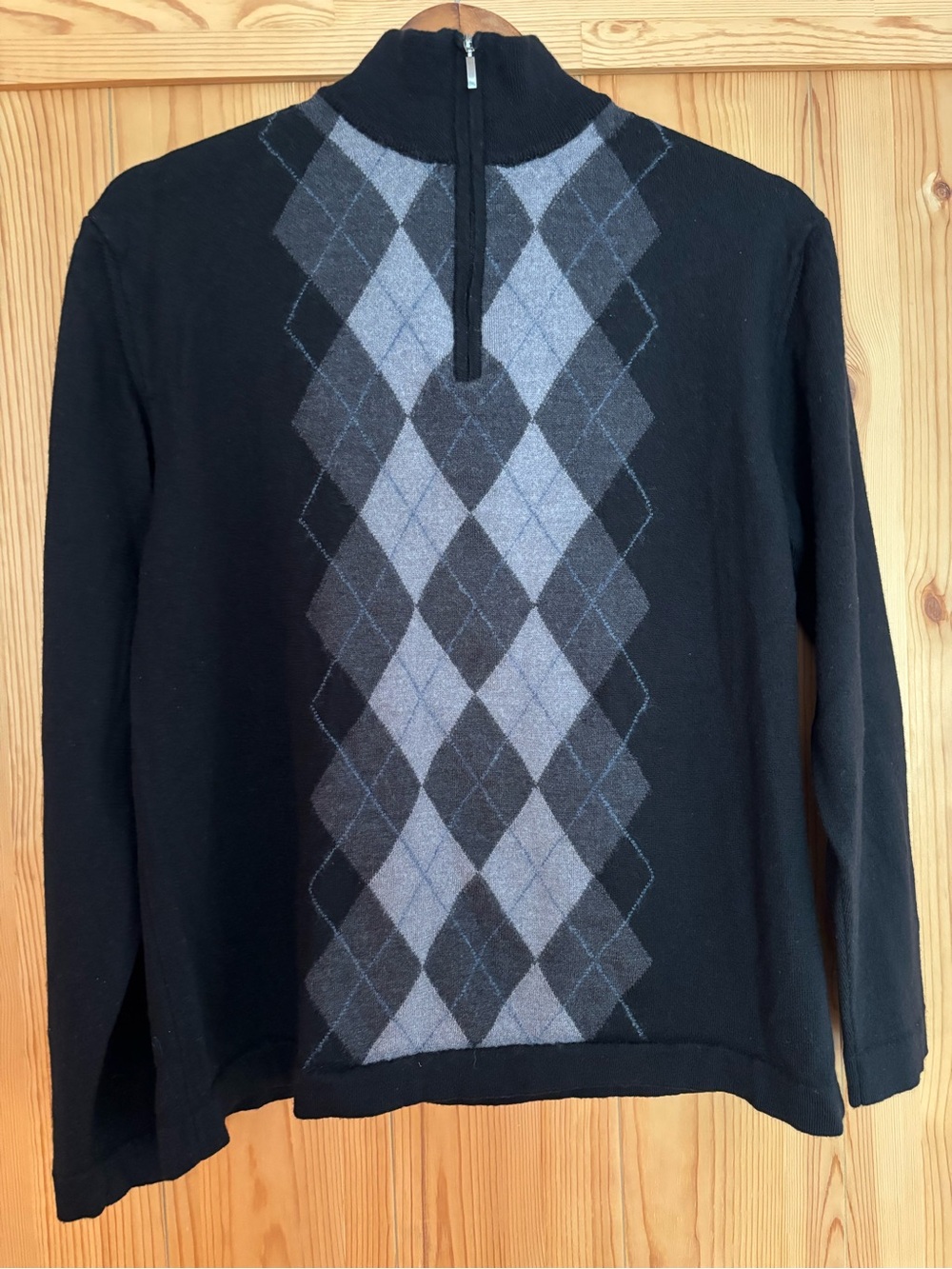 Marco Fiori Men’s Sweater Size S/M (Tagged L) Merino Wool Made In Italy 1/4 Zip